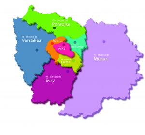 Carte 8 diocèses