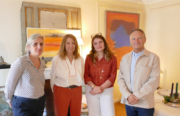 Visite d’atelier avec les grands donateurs, chez Françoise Bissara-Fréreau, artiste peintre et sculpteur