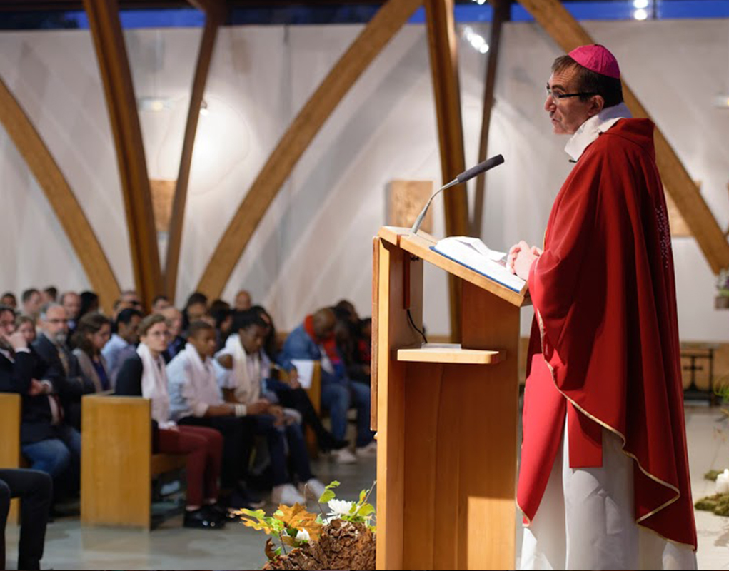 Mgr Pansard à Bretigny