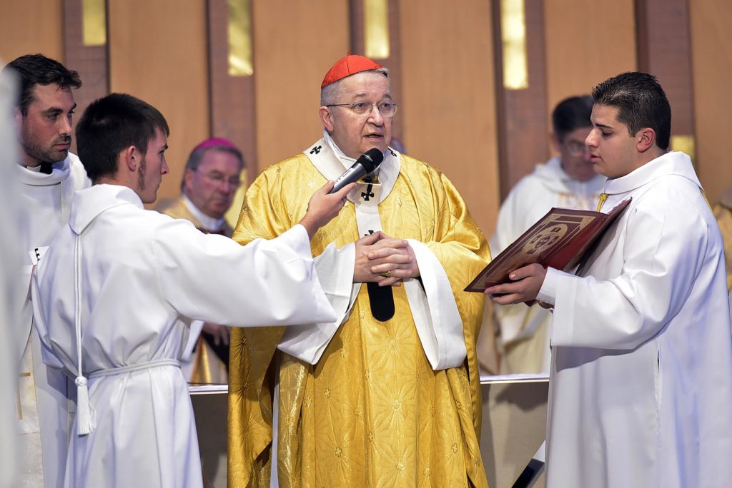 Le cardinal Vingt-Trois lors de la dédicace de la cathédrale de Créteil