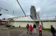 Pleine mobilisation sur le chantier de Notre-Dame-des-Noues de Franconville