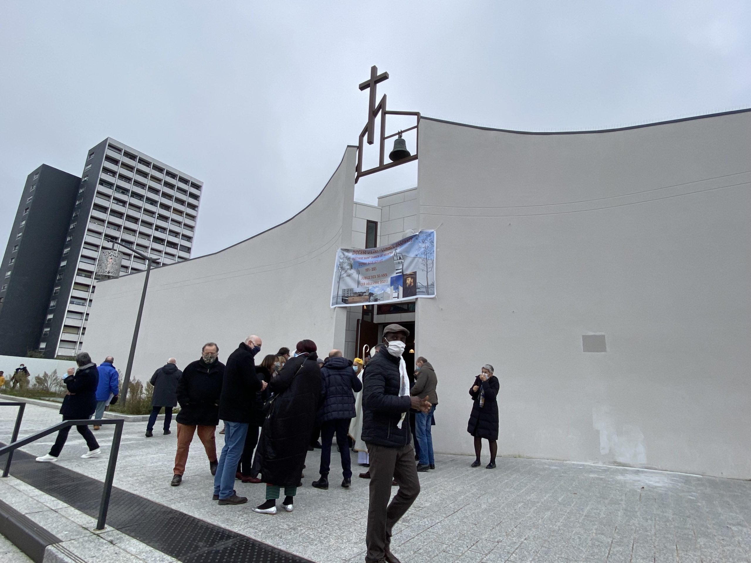 Jubilé de l'église StDamiendeVeuster à Épinay (91) Chantiers du