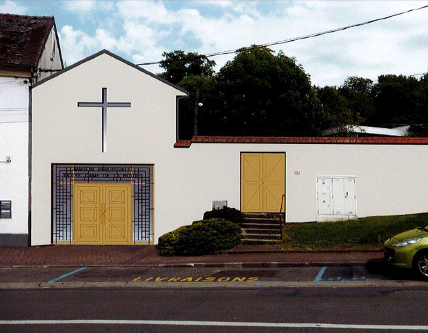 Maquette de la maison paroissiale