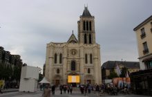 Façade de la basilique Saint-Denis
