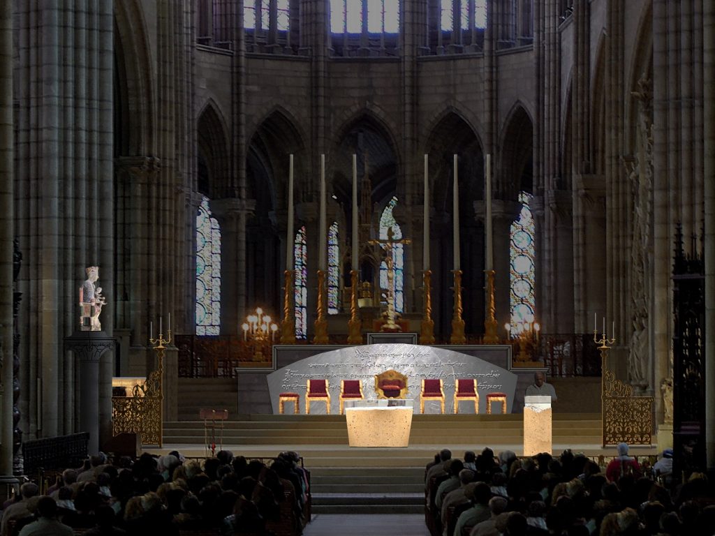 aménagement de la basilique Saint-Denis