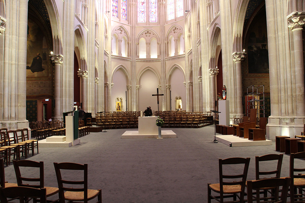 Le chantier de l’église Saint Ignace, au défi de l’art liturgique