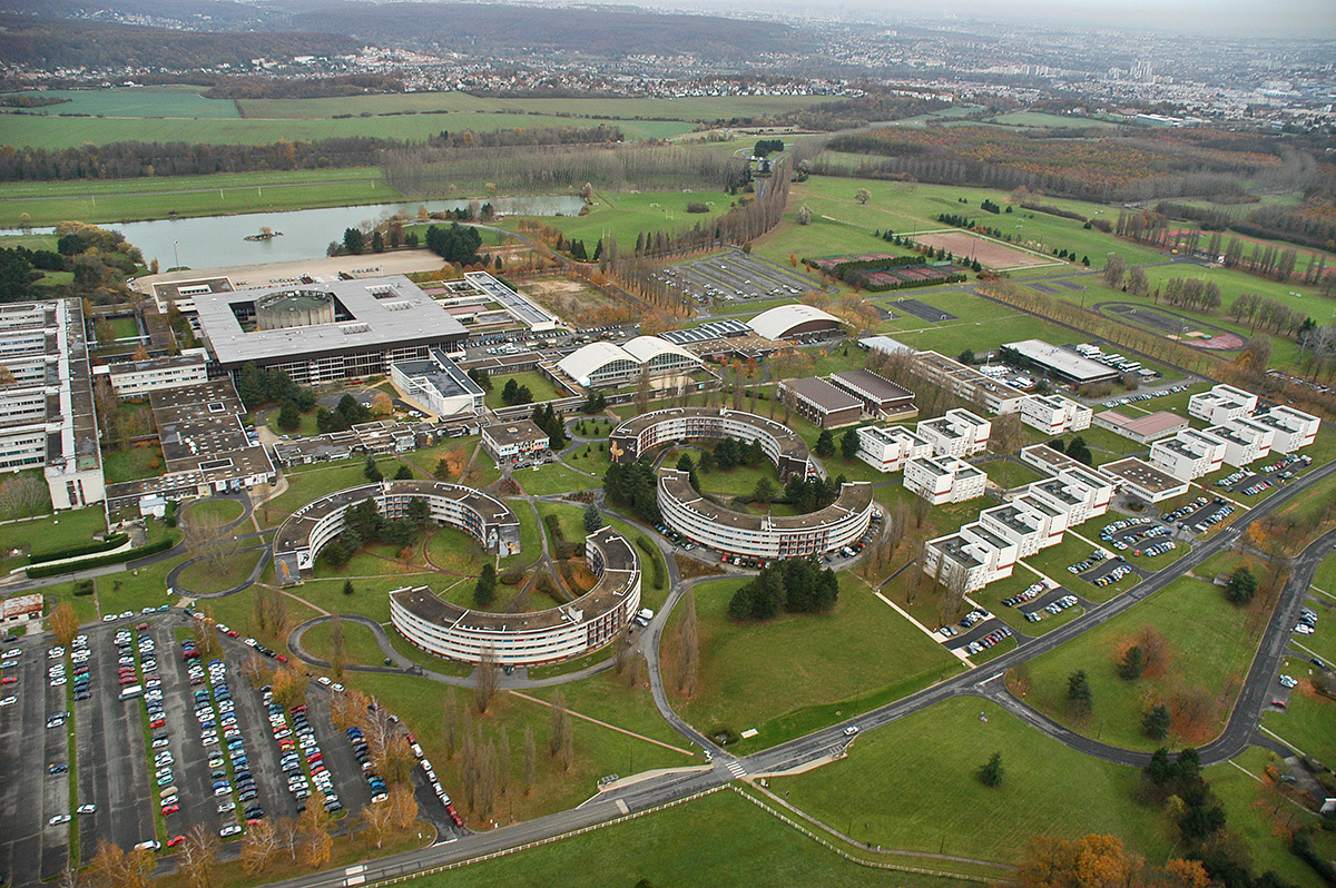 Vue aérienne du campus