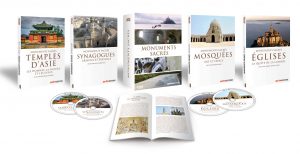 Visuel du coffret de 4 DVD "Monuments sacrés"
