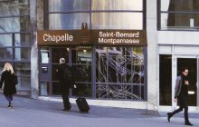La chapelle Saint-Bernard est accessible depuis le parvis de la gare Montparnasse