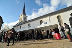 L'église du Blanc-Mesnil récemment restaurée avec le soutien des Chantiers du Cardinal.
