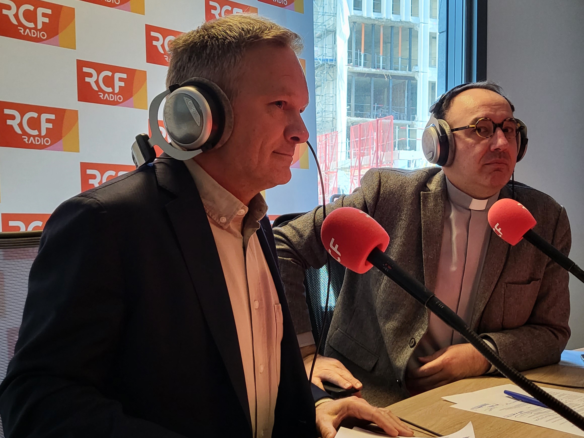 Jean-Pierre Gaspard et Père Gautier Mornas sur RCF le 27 mars 2023