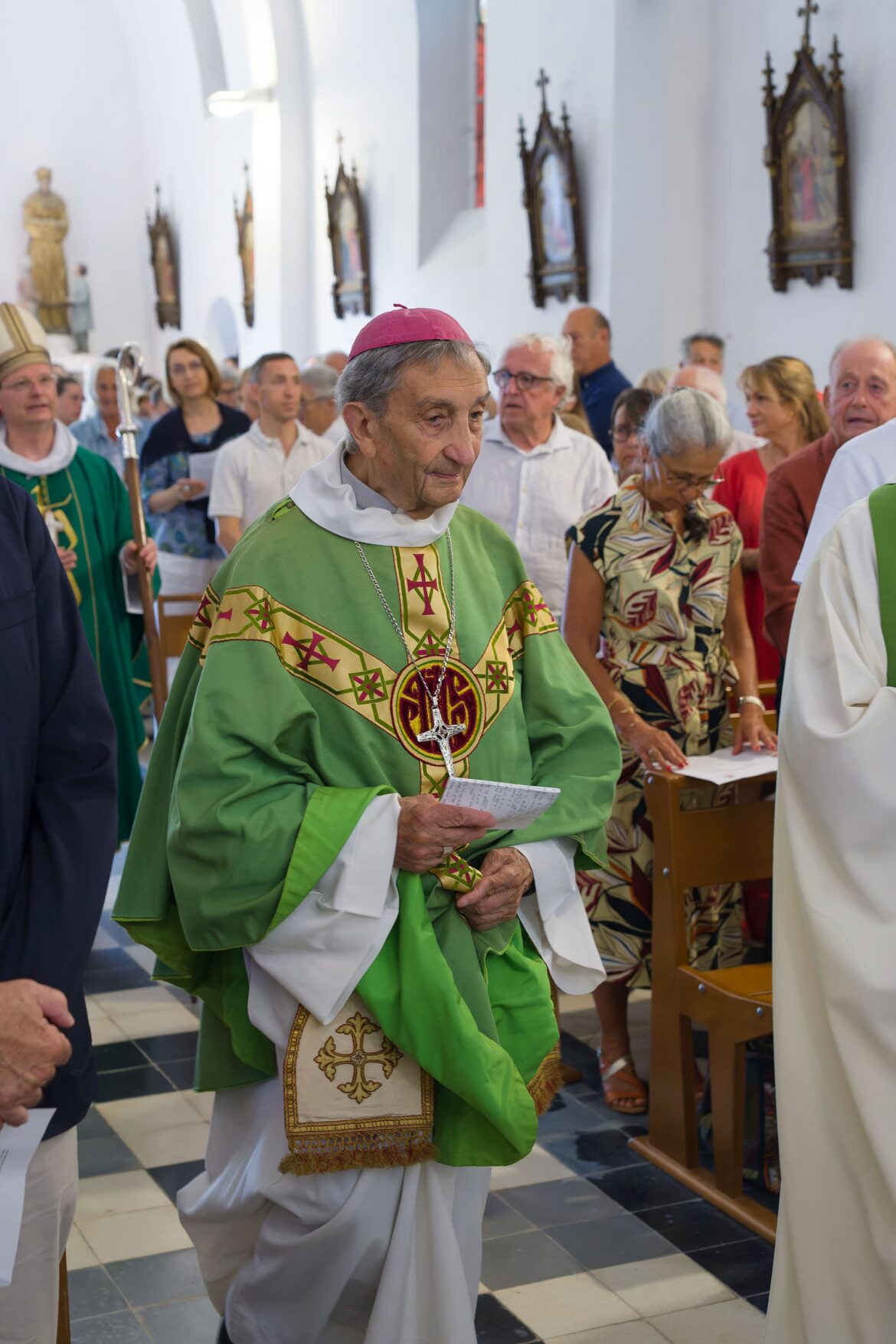 Mgr Soubrier, évêque émérite de Nantes et évêque auxiliaire de Paris