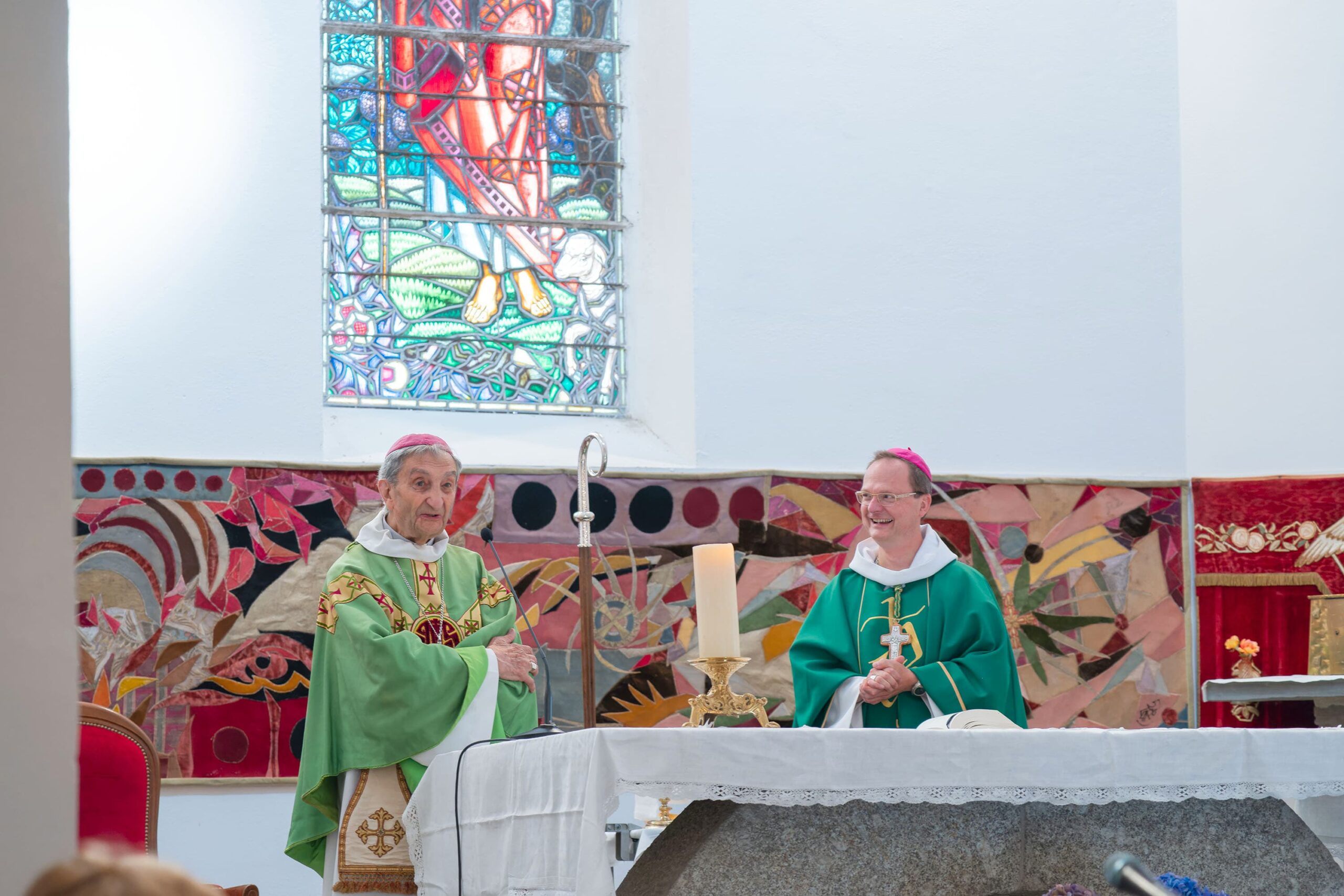 Mgr Soubrier et Mgr Meyer