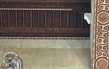 Charpente restaurée de l'église Saint-Louis de Vincennes