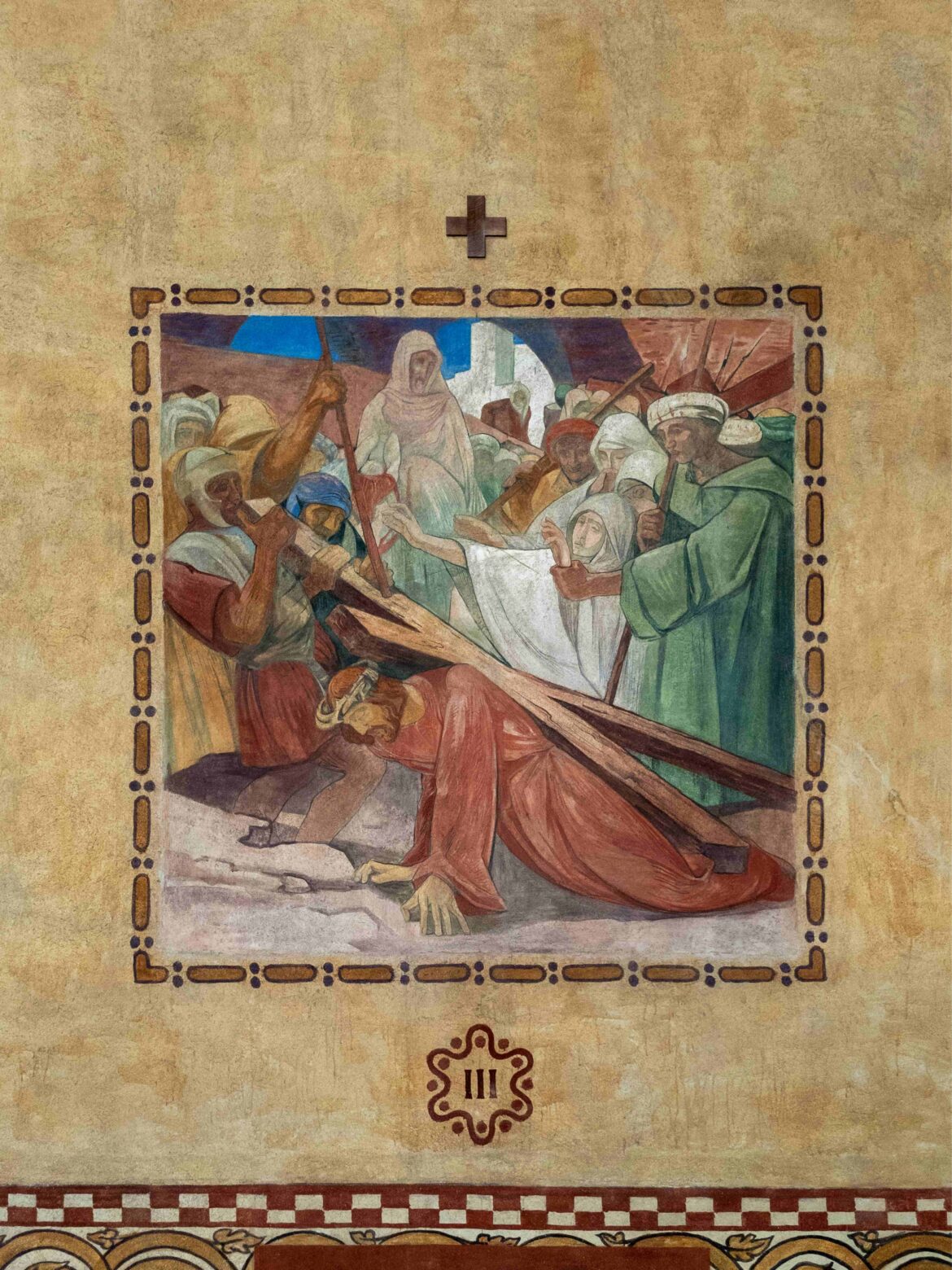 Station restaurée du chemin de croix de Saint-Louis de Vincennes