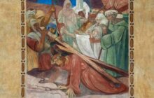 Station restaurée du chemin de croix de Saint-Louis de Vincennes