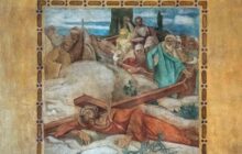 Station restaurée du chemin de croix de Saint-Louis de Vincennes