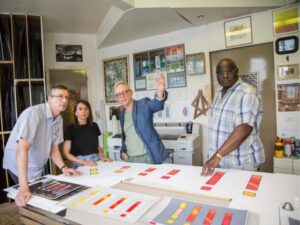 Atelier projet pour les nouveaux vitraux de l'église Saint-Joseph des Tarterêts