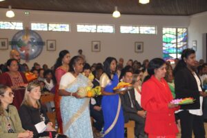 La procession de la communauté tamoule