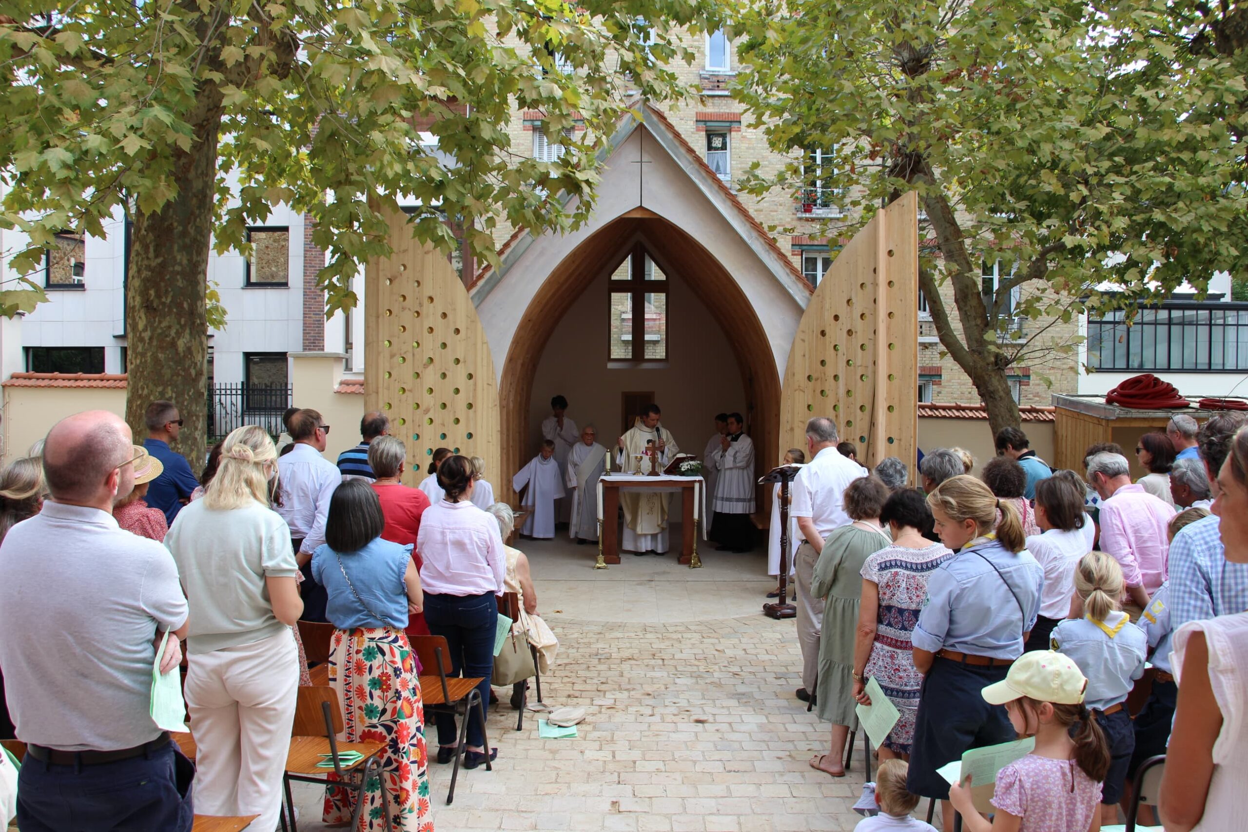 première messe dans l'oratoire Carlo Acutis