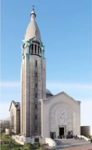 Vue extérieure du Sacré Coeur de Gentilly