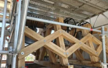 Les cloches installées dans la nouvelle église Sainte-Bathilde à Chelles