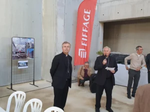 Mgr de Lisle et Mgr Nahmias, évêque de Meaux