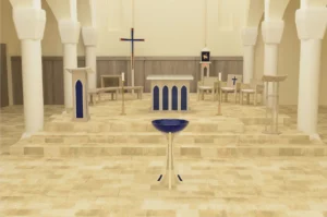 Le projet de nouvelle estrade de l'église Saint-Pierre Saint-Paul de Montreuil