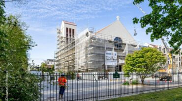 Dernière ligne droite pour la future église Sainte-Bathilde à Chelles (77)