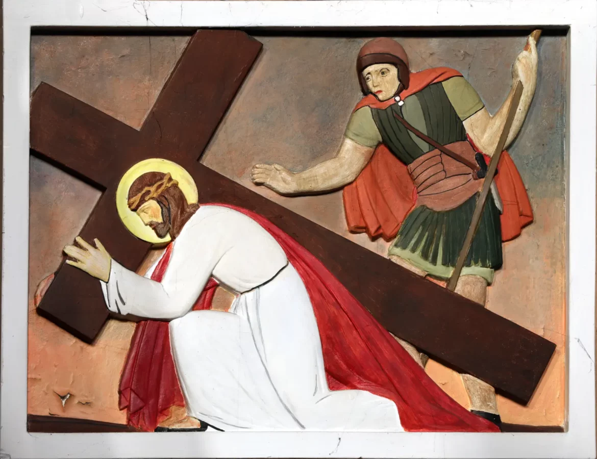 Restauration du chemin de croix de l’église Saint-Gabriel (Paris 20e)
