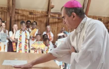 Bénédiction du nouvel autel de la chapelle St Jean-Baptiste de Guinette