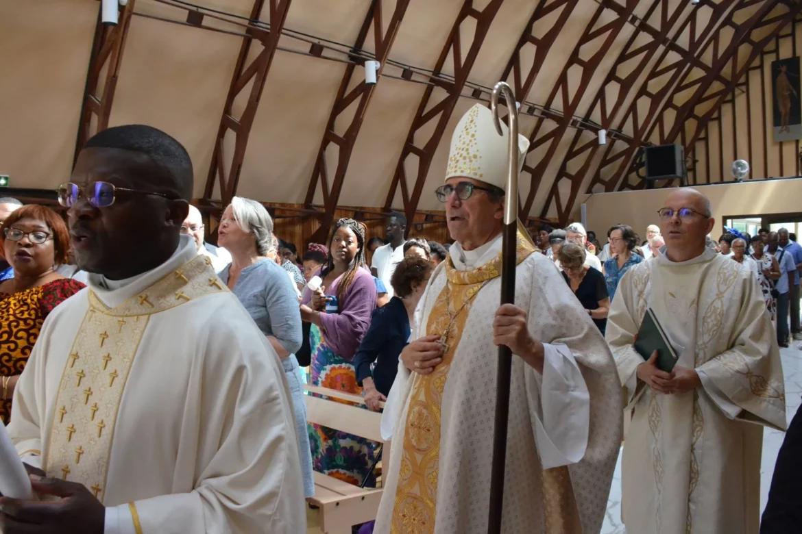Mgr Pansard, évêque du diocèse d'Evry Corbeil-Essonnes