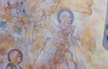 Détail du mural réalisé par Augustin Frison-Roche