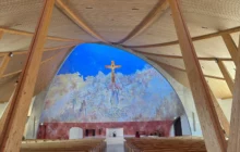 Le mural d'Augustin Frison-Roche pour l'église Saint-Joseph-le-Bienveillant