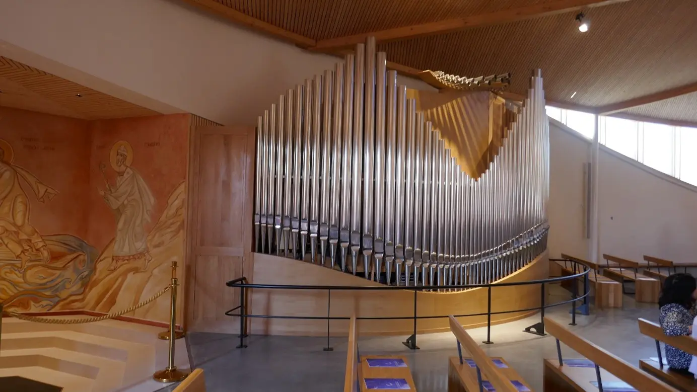 La nouvelle orgue de l'église